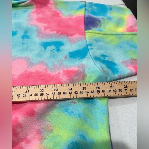 Nike Get Fit Women's French Terry Tie-Dye Oversized Crop Hoodie XL - Picture 4 of 10